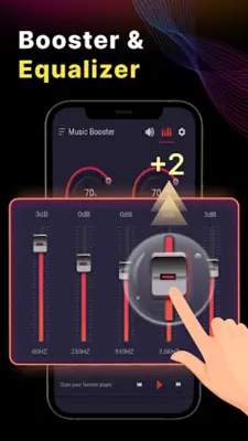 Music Player Volume Booster android App screenshot 0